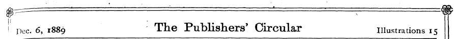 A . ' Dec. 6, 1889 The Publishers' Circu...