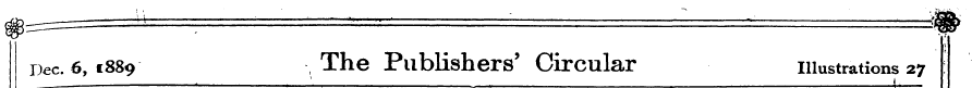 Dec. 6, 1889 The Publishers' Circular il...