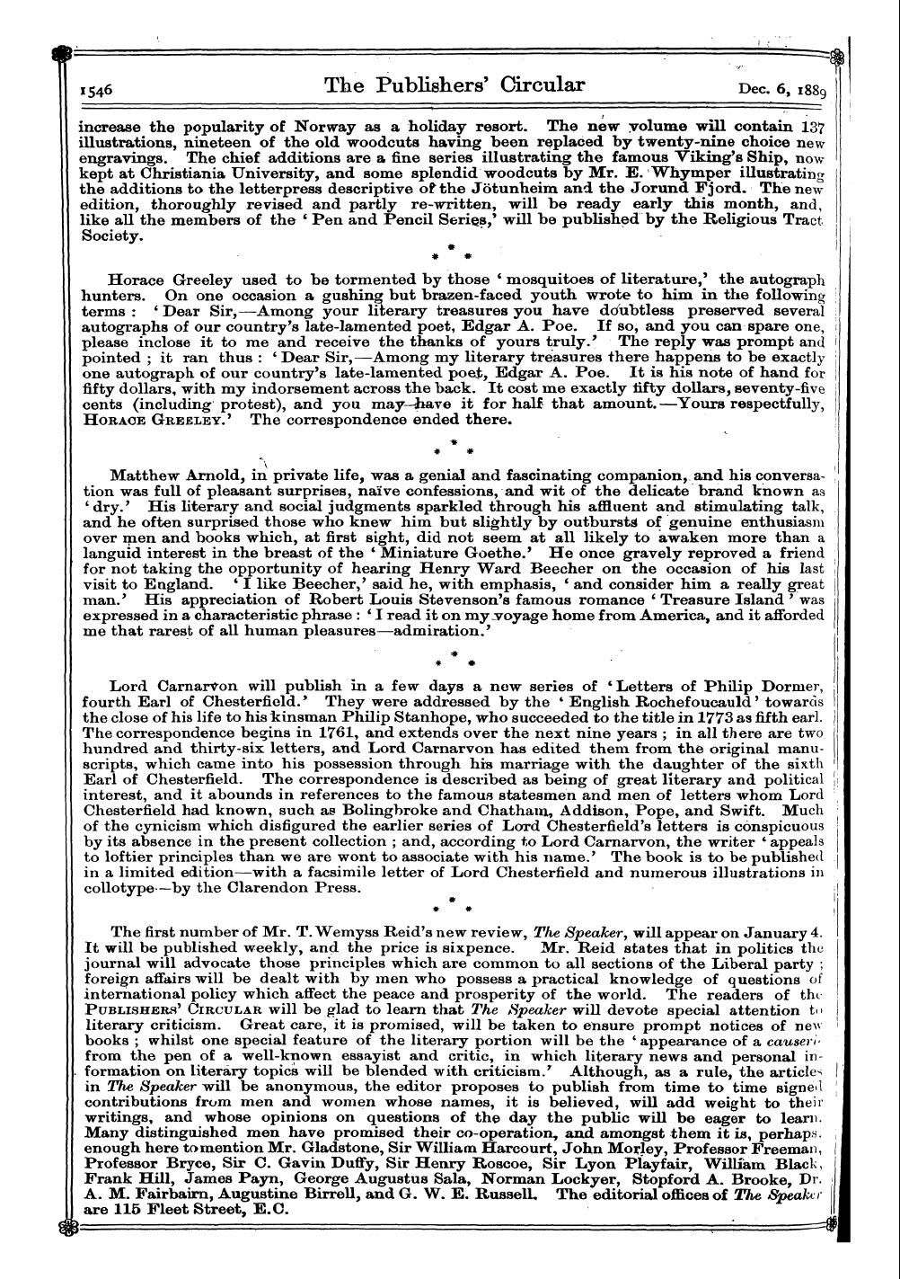 Publishers’ Circular (1880-1890): jS F Y, 1st edition - — ^ _ *&Oo& % And" ^Urnou^ Of Bo&Fi$