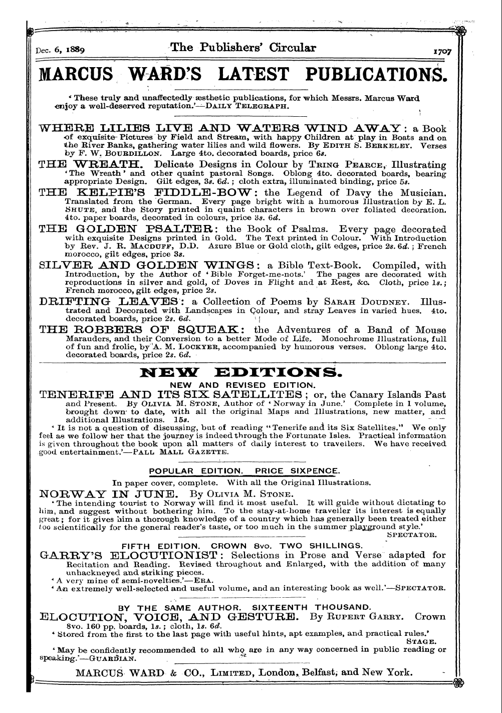 Publishers’ Circular (1880-1890): jS F Y, 1st edition - ¦ • • ¦"• ¦ ¦" ¦ - ¦ ' ¦ ¦ ¦ ' -¦ ¦ ' ¦ ...