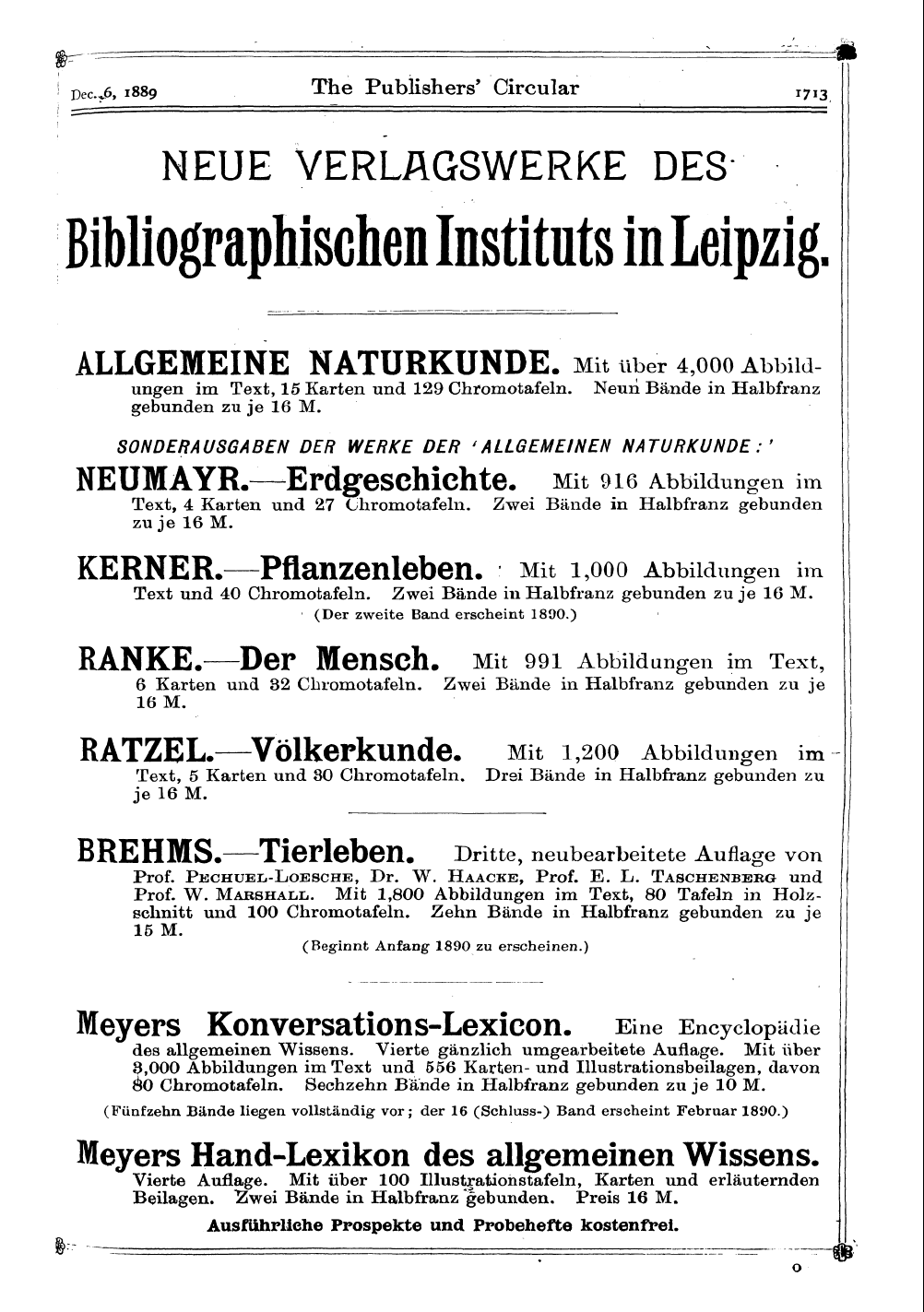 Publishers’ Circular (1880-1890): jS F Y, 1st edition - Ad24301