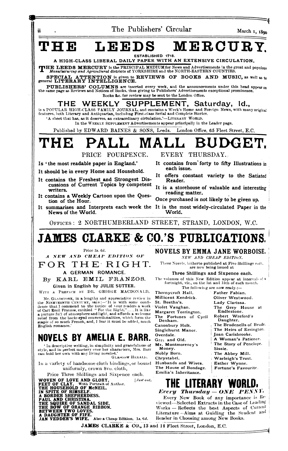 Publishers’ Circular (1880-1890): jS F Y, 1st edition: 2