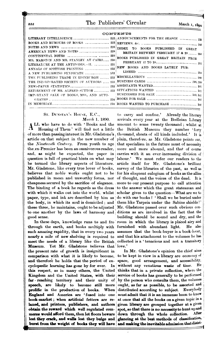 Publishers’ Circular (1880-1890): jS F Y, 1st edition: 4