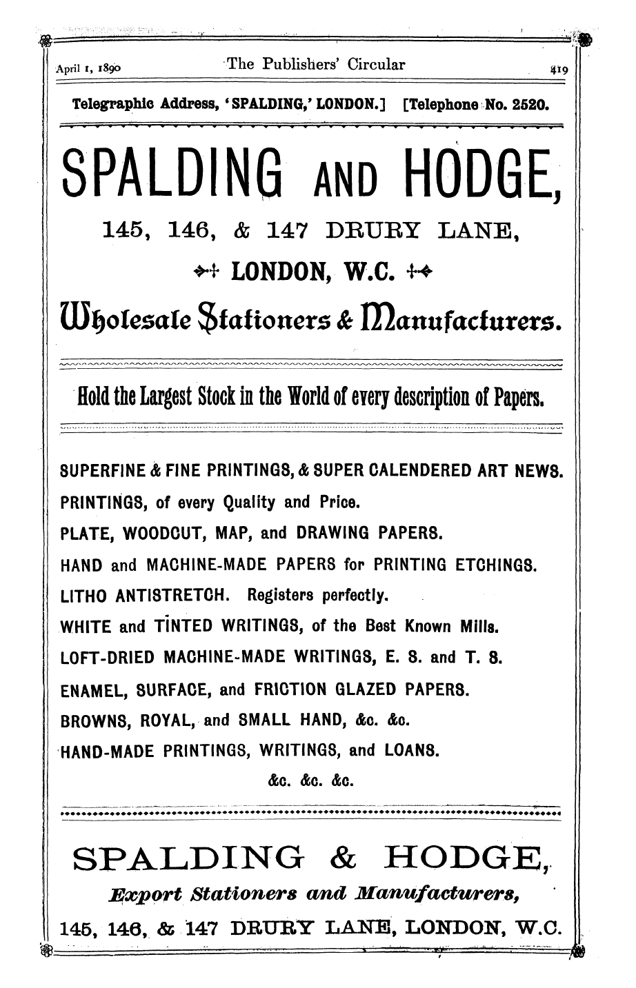 Publishers’ Circular (1880-1890): jS F Y, 1st edition: 57