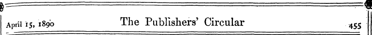 April 15,1890 The Publishers' Circular 4...