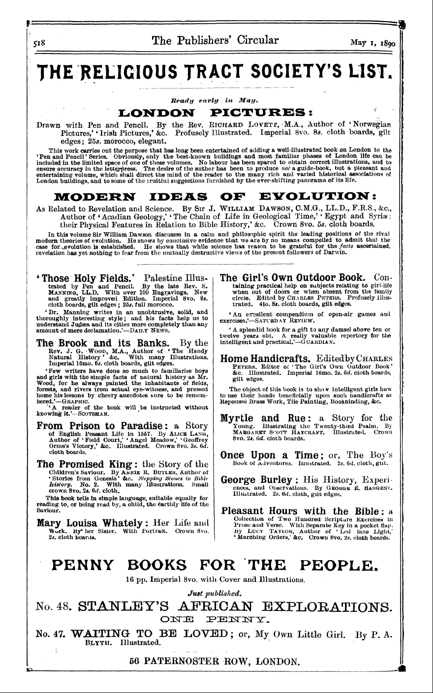 Publishers’ Circular (1880-1890): jS F Y, 1st edition: 34