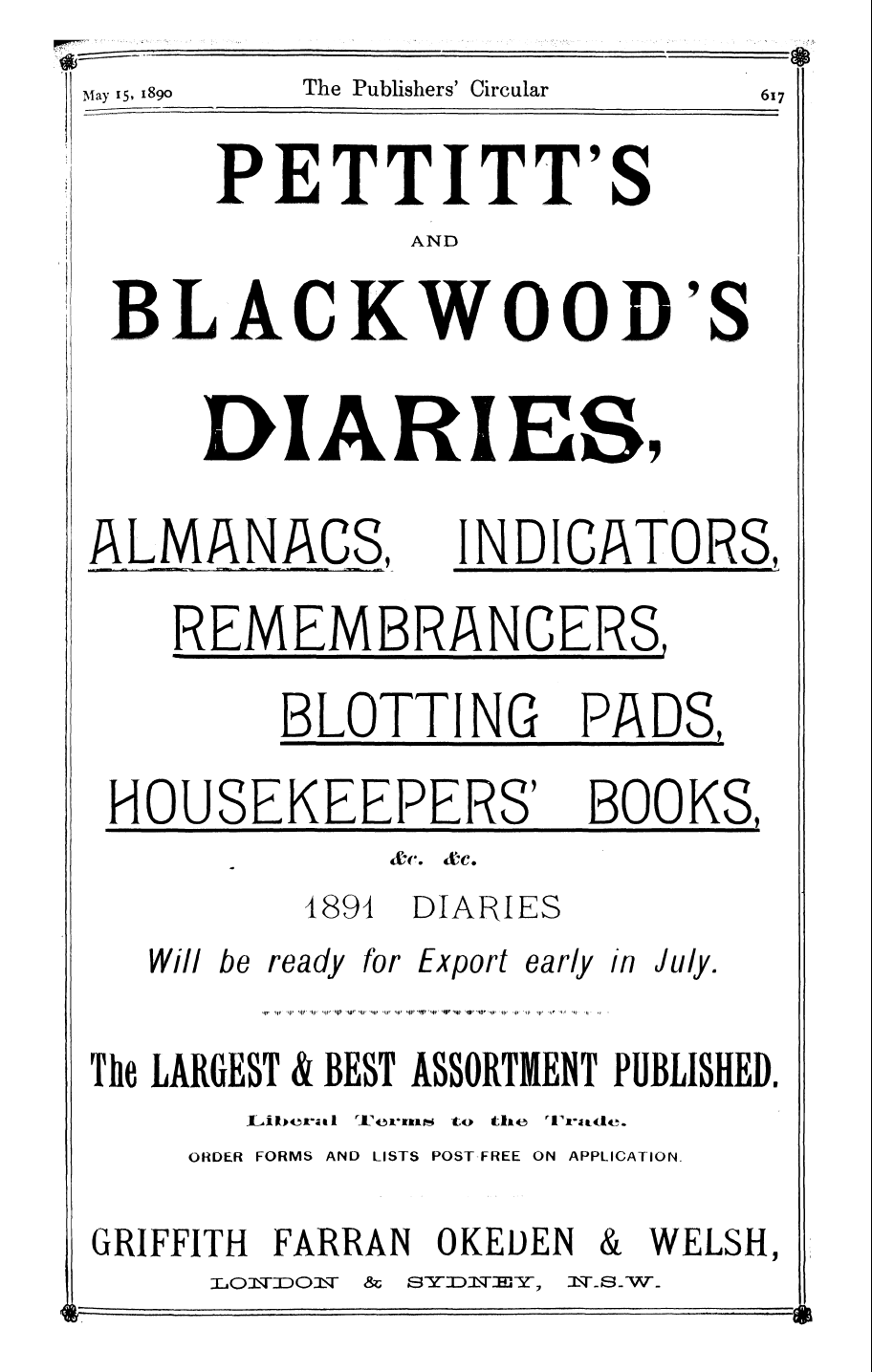 Publishers’ Circular (1880-1890): jS F Y, 1st edition - '' '- ¦¦ •¦-•¦;-- -'-I"- - -- : ¦¦¦¦ • ¦...