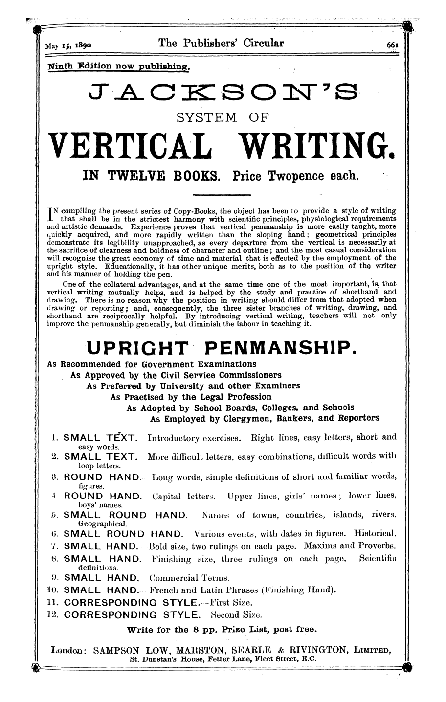 Publishers’ Circular (1880-1890): jS F Y, 1st edition - F.'.V-.' • ; , ¦ . ' . - R ' ' ' •^Flft'...