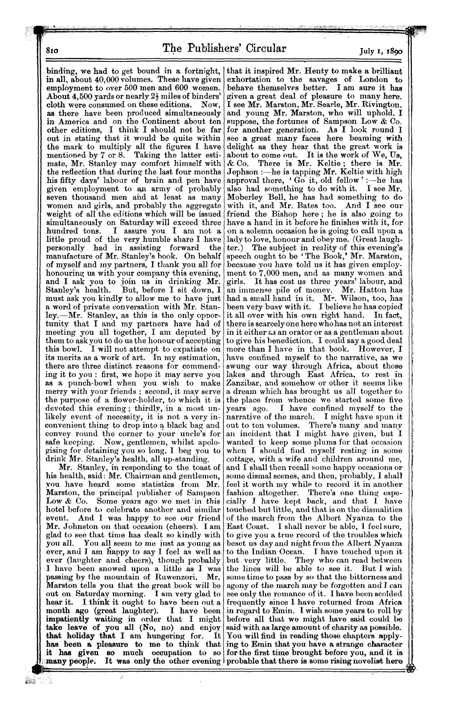 Publishers’ Circular (1880-1890): jS F Y, 1st edition: 16