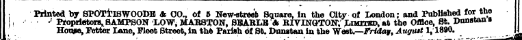 tf- m „ == , |, Printed * Proprietors Vy...