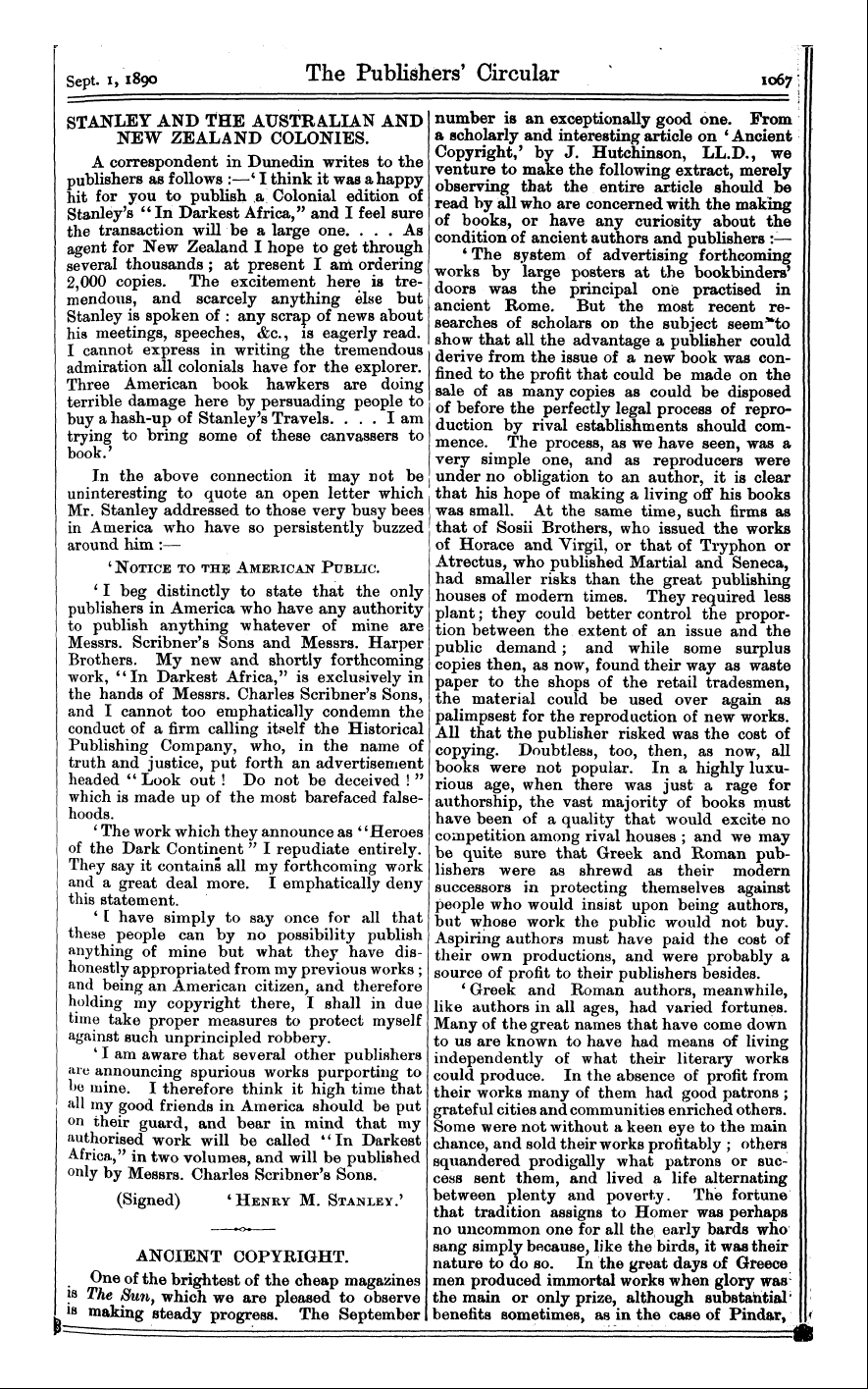 Publishers’ Circular (1880-1890): jS F Y, 1st edition: 13