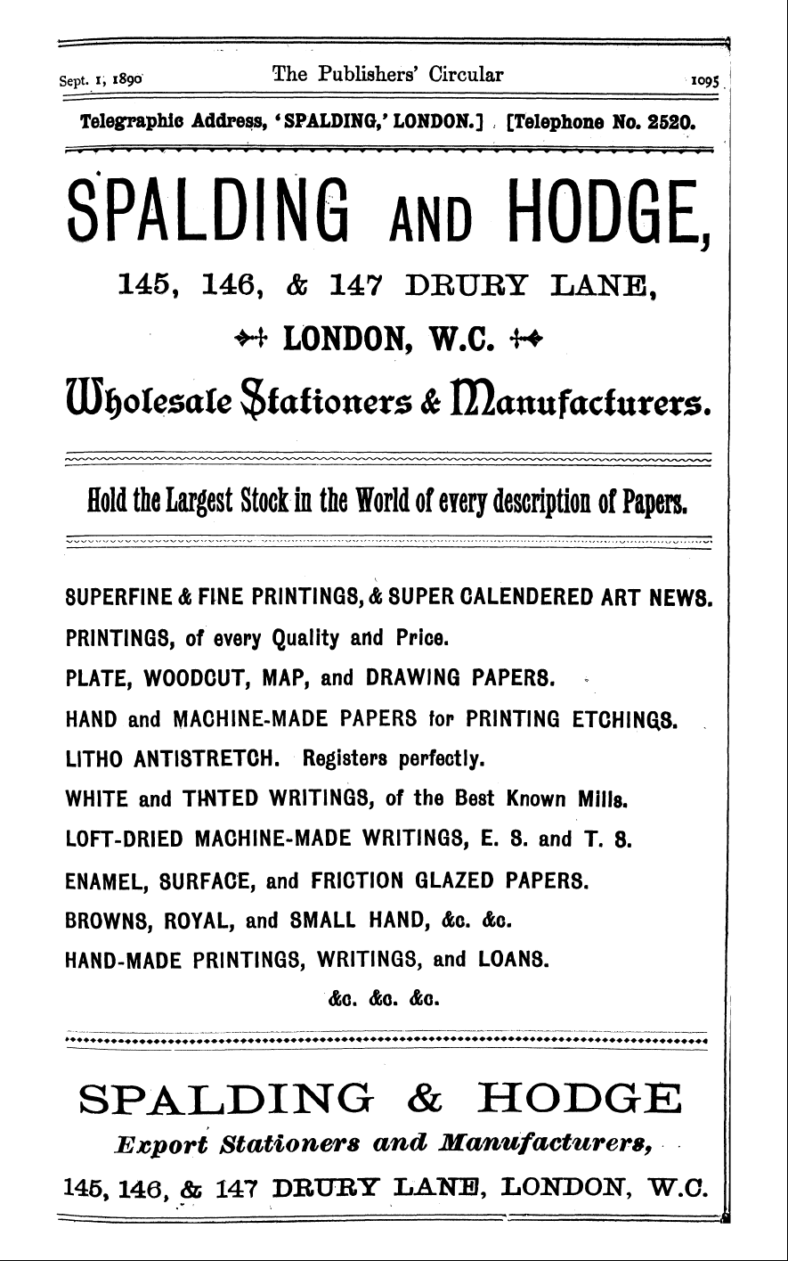 Publishers’ Circular (1880-1890): jS F Y, 1st edition: 41