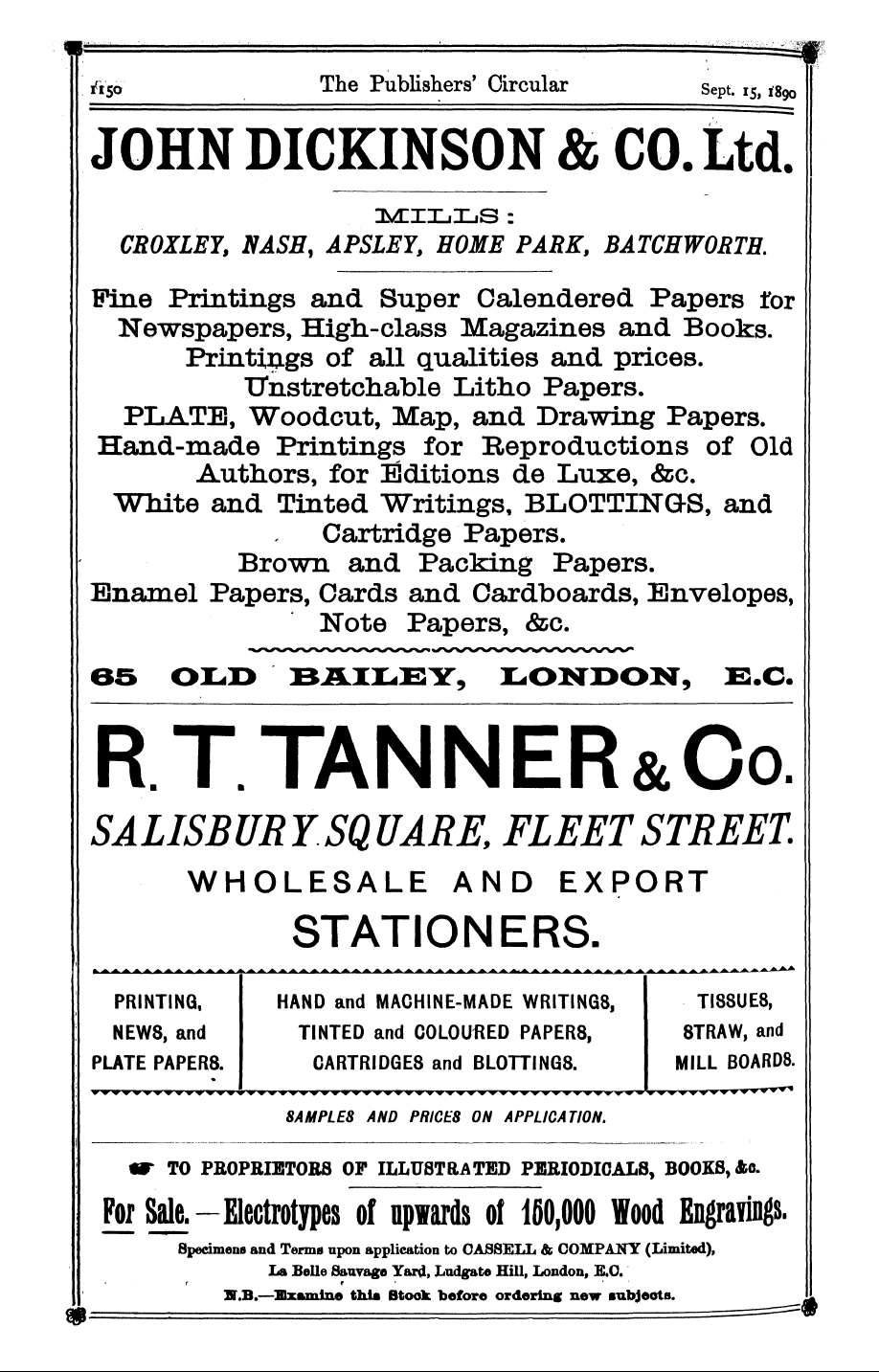 Publishers’ Circular (1880-1890): jS F Y, 1st edition: 42