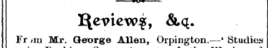 Fr ;m Mr. George Allen, Orpington.—* Stu...
