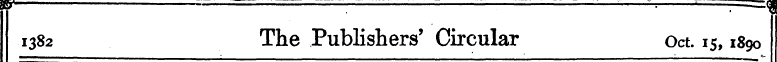 I 1382 The Publishers' Circular Oct. 15,...