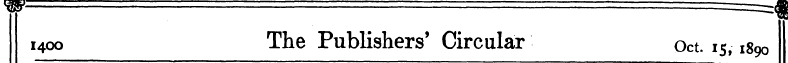 i 4 oo The Publishers' Circular Oct. 15,...