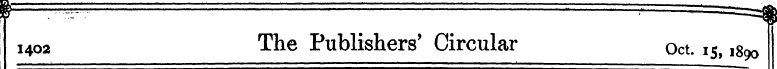 1402 The Publishers' Circular Oct. 15,18...