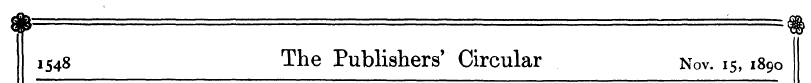 1548 The Publishers' Circular Nov. 15,18...