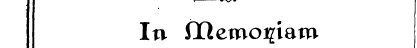 In fllemo^iam