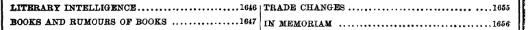 LITERARY INTELLIGENCE 1646 TRADE CHANGES...