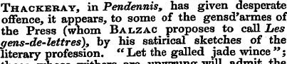 Thackeray, in Pendennis, has given despe...