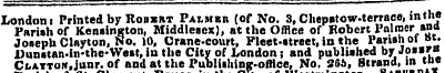 London i Printed by Robert Pai-meii (of ...