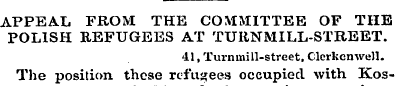 APPEAL FROM THE COMMITTEE OF THE POLISH ...