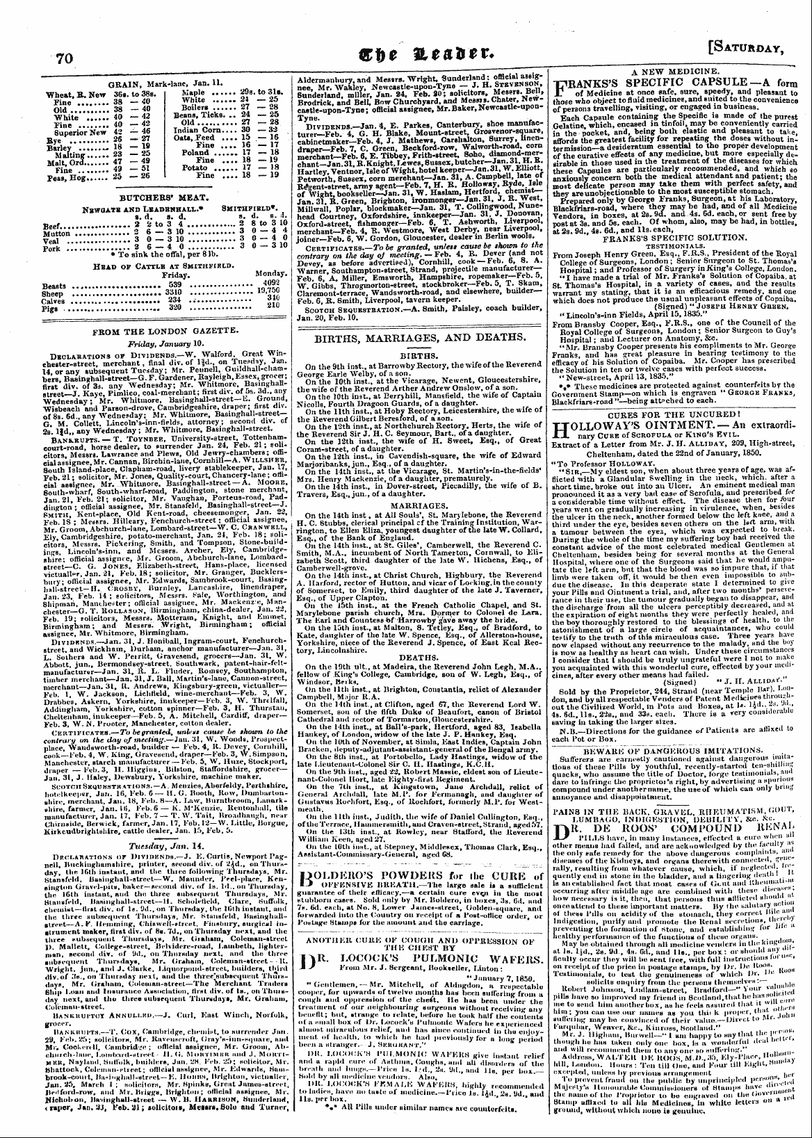 Leader (1850-1860): jS F Y, Country edition: 22