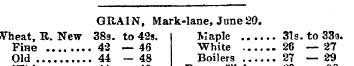 GRAIN, Mark-lane, June 20. Vheat, R. New...