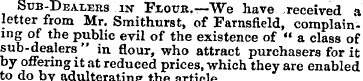 Sub-Dealers in Fxour.— "We have received...