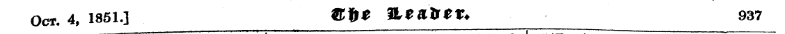 Oct. 4, 1851.] ^ gftl VLt&tltt. 937