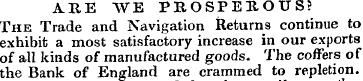 ARE WE PROSPEROUS? The Trade and Navigat...