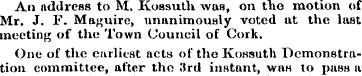 An address to M. Kossuth was, on the mot...