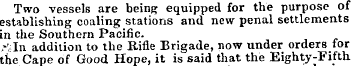 Two vessels are being equipped for the p...