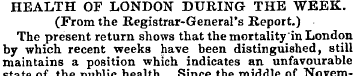 HEALTH OF LONDON DURING THE WEEK. (From ...