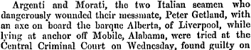 Argcnti and Morati, the two Italian seam...