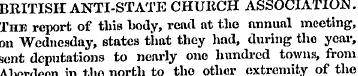 BKITISH ANTI-STATE CHURCH ASSOCIATION. T...