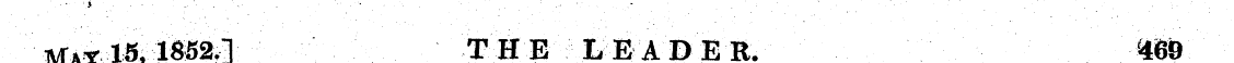 Mat 15,1852,] THE I/EADER. 460 ¦ "' I ¦ ...