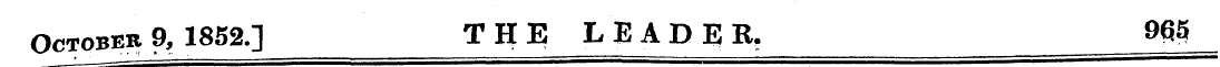 October 9, 1852.] THE LEADER. 9 $5