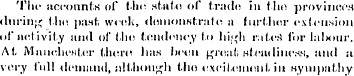 '1 lie accounts of the state ol trade in...