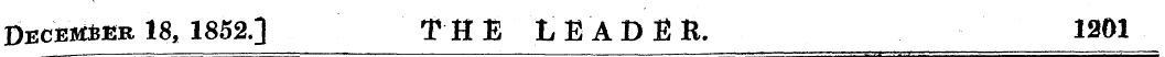 December 18, 1852.] THE LEADER. 1201
