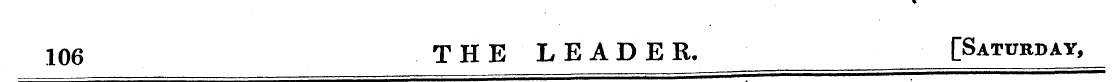 106 THE LEADER. [Saturday,