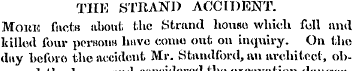 THE STRAND ACCIDENT. Mouk facts about th...