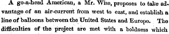 A go-a-head American, a Mr. Wise, propos...