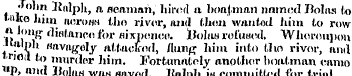 ••olin Itnlph, a neamiui, hired a boatma...