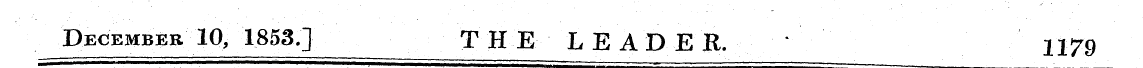 December 10, 1853.] THE LEADER. 1179