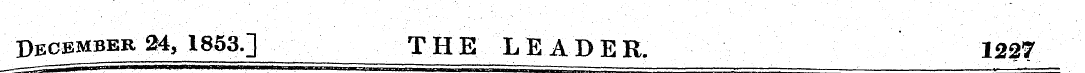 December 24, 1853.] THE LEADER. 1227