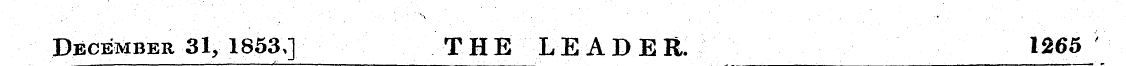 December 31, 1853} THE LEADER. 1265