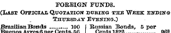 FOREIGN FUNDS. (Last Ofpiciax Quotation ...