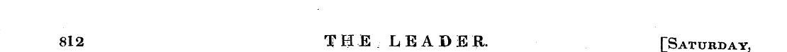 812 IHILEADER. [Saturday,